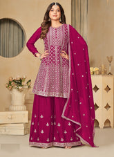 Facility Salwar Suit in Pink Colour
